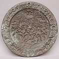 Parade Shield Depicting the Conversion of Saint Paul, Steel, gold, silver, Italian, Milan